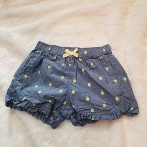 Just One You by Carter's pineapple denim shorts
